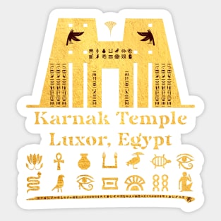 Ancient Karnak Temple: Luxor, Egypt Sticker